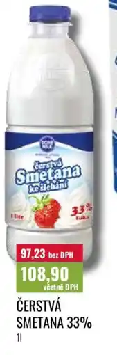 Ratio BOHEMILK Čerstvá smetana 33% nabídka