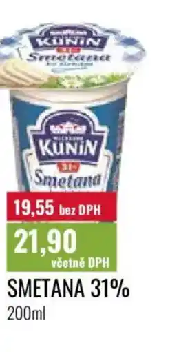 Ratio Smetana 31% nabídka