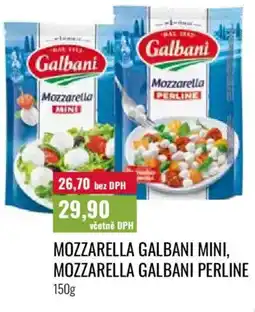 Ratio Mozzarella galbani mini, mozzarella galbani perline nabídka