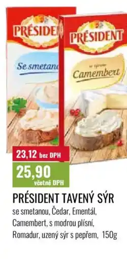 Ratio Président tavený sýr nabídka