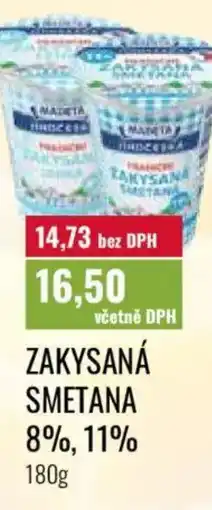 Ratio Madeta Zakysaná smetana 8%, 11% nabídka