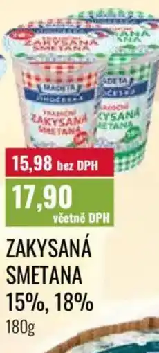 Ratio Madeta Zakysaná smetana 15%, 18% nabídka