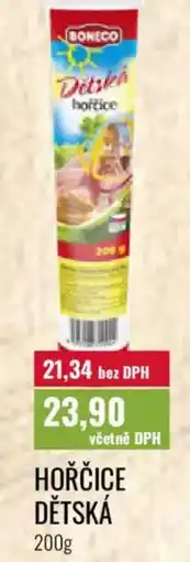 Ratio BONECO Hořčice dětská nabídka