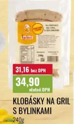 Ratio Klobásky na gril s bylinkami nabídka