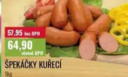 Ratio Špekáčky kuřecí nabídka