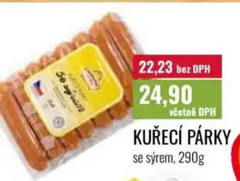 Ratio Kuřecí párky nabídka