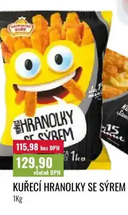 Ratio Kuřecí hranolky se sýrem nabídka