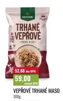 Ratio Vepřové trhané maso nabídka