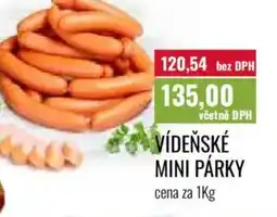 Ratio Vídeňské mini párky nabídka