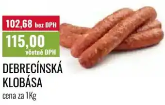 Ratio Debrecínská klobása nabídka