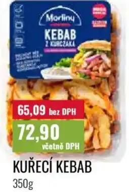 Ratio Kuřecí kebab nabídka