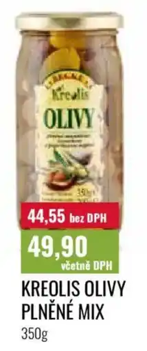 Ratio Kreolis olivy plněné mix nabídka