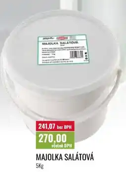Ratio Majolka salátová nabídka