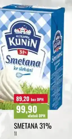 Ratio KUNIN Smetana 31% nabídka