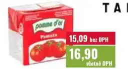 Ratio Rajčatové pyré pomme d'or nabídka
