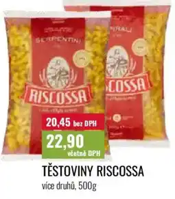 Ratio Těstoviny riscossa nabídka
