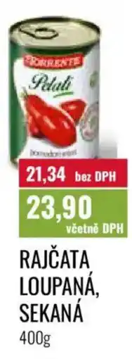 Ratio Rajčata loupaná, sekaná nabídka