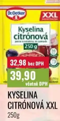 Ratio Dr.Oetker Kyselina citrónová xxl nabídka