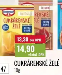 Ratio Dr.Oetker Cukrárenské želé nabídka