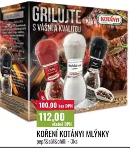 Ratio Koření kotányi mlýnky nabídka