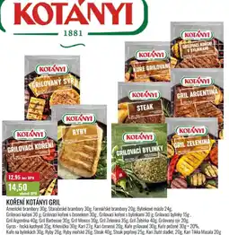 Ratio Koření kotányi gril nabídka