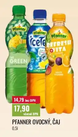 Ratio Pfanner ovocný, čaj nabídka