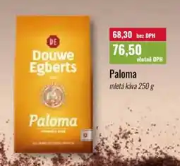 Ratio Paloma mletá káva nabídka