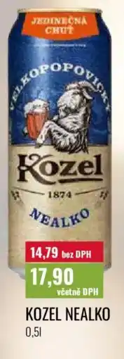 Ratio Kozel nealko nabídka