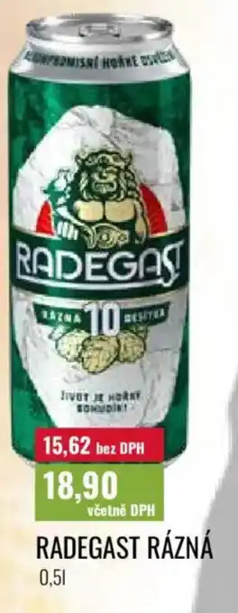 Ratio Radegast rázná nabídka