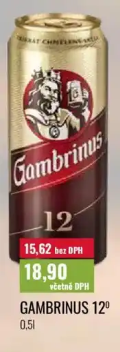Ratio Gambrinus 12° nabídka