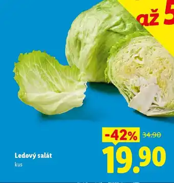Lidl Ledový salát nabídka