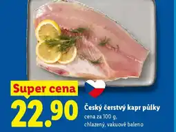 Lidl Český čerstvý kapr půlky nabídka