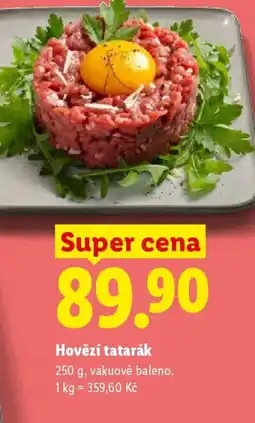 Lidl Hovězí tatarák nabídka