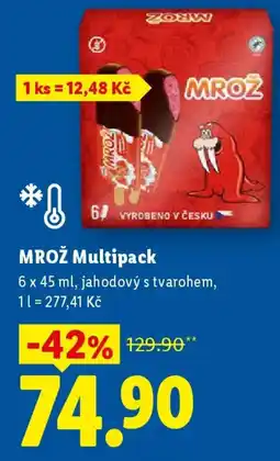 Lidl MROŽ Multipack nabídka