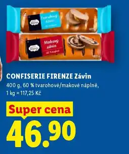 Lidl CONFISERIE FIRENZE Závin nabídka
