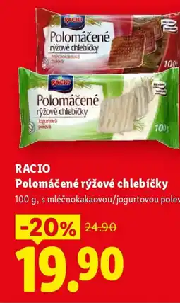 Lidl RACIO Polomáčené rýžové chlebíčky nabídka