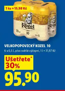 Lidl Velkopopovický kozel 10 nabídka