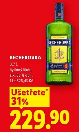 Lidl Becherovka nabídka