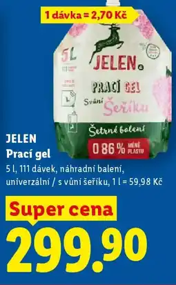 Lidl JELEN Prací gel nabídka