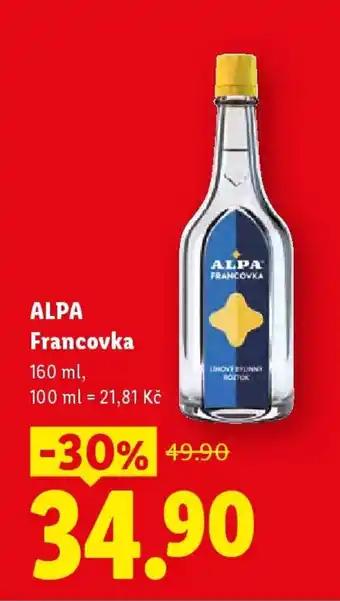 Lidl ALPA Francovka nabídka