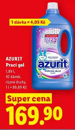 Lidl AZURIT Prací gel nabídka