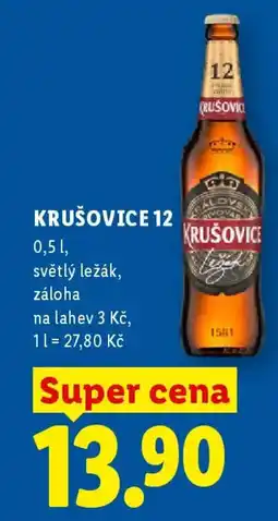 Lidl Krušovice 12 nabídka