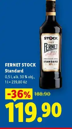 Lidl FERNET STOCK Standard nabídka