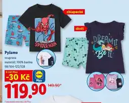 Lidl Pyžamo souprava nabídka