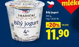 Lidl Bílý jogurt nabídka