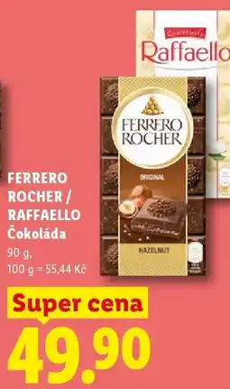 Lidl FERRERO ROCHER/ RAFFAELLO Čokoláda nabídka