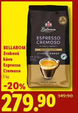 Lidl BELLAROM Zrnková káva Espresso Cremoso nabídka