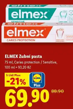 Lidl ELMEX Zubní pasta nabídka