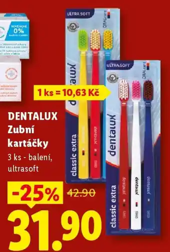 Lidl DENTALUX Zubní kartáčky nabídka
