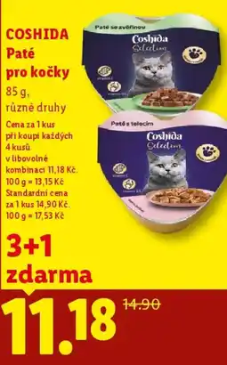 Lidl COSHIDA Paté pro kočky nabídka
